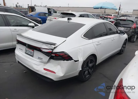 2024 Honda Accord Hybrid Sport из США, поврежденный, VIN 1HGCY2F50RA029303